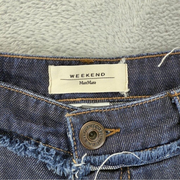 Weekend Max Mara Flared High Waist Women's Sz 29x29 Cotton Denim Jeans - Picture 2 of 8